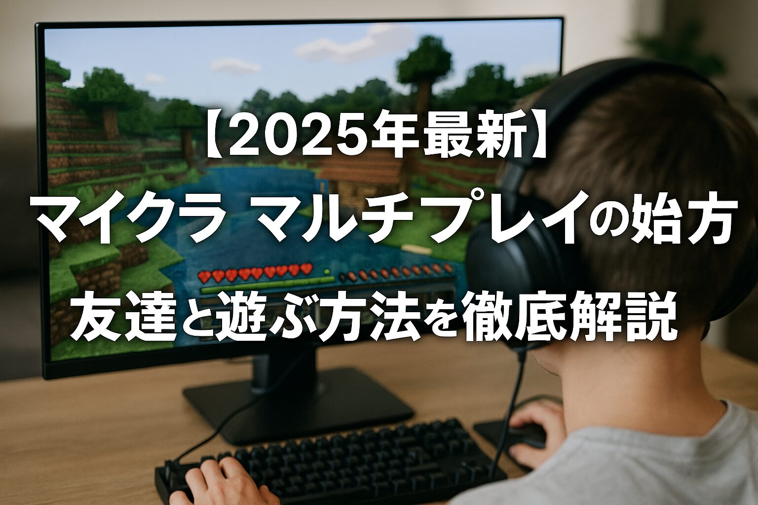 【2025年最新】マイクラ マルチプレイの始め方：友達と遊ぶ方法を徹底解説