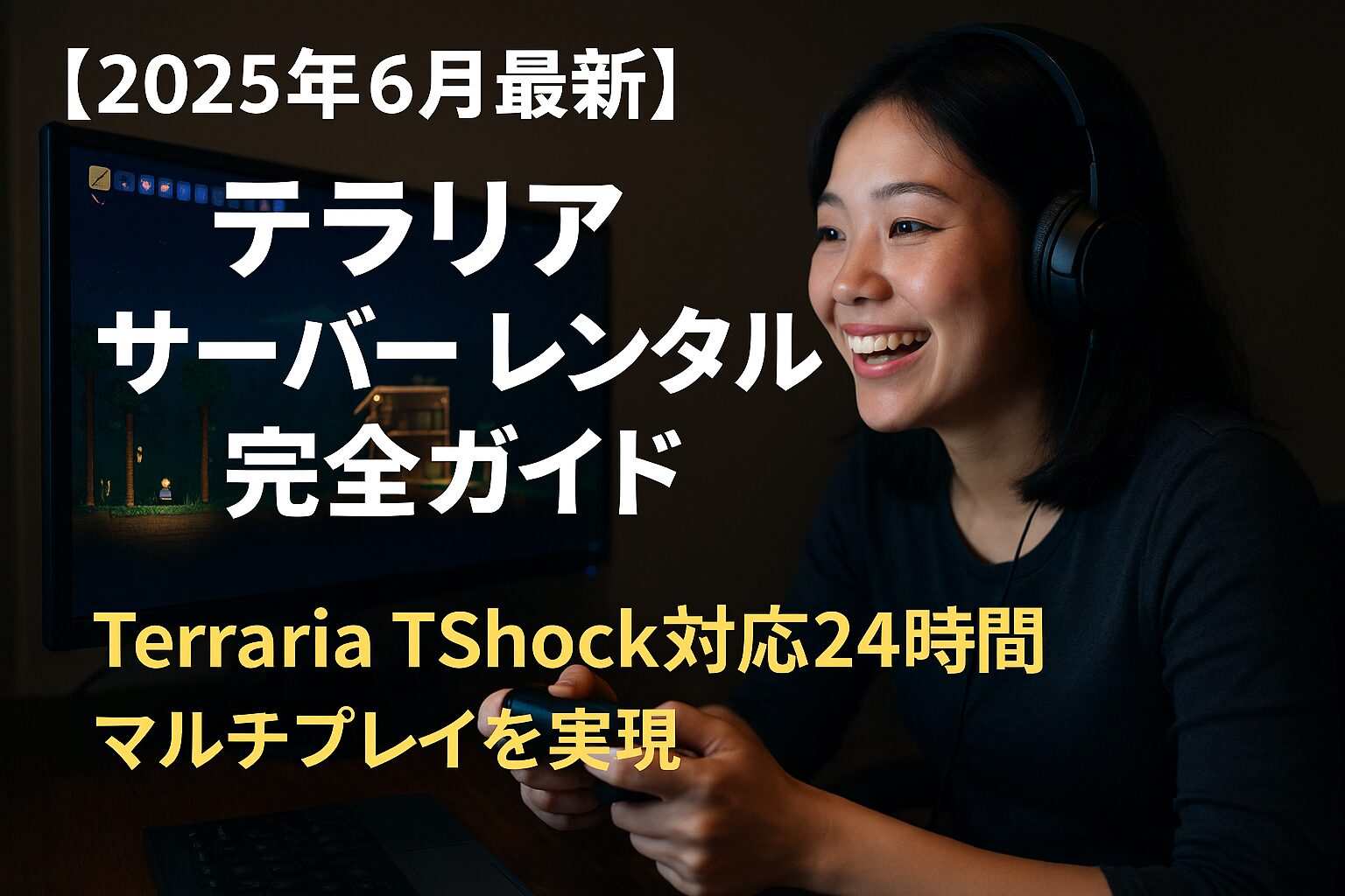 【2025年6月最新】テラリア サーバー レンタル完全ガイド｜Terraria TShock対応24時間マルチプレイを実現
