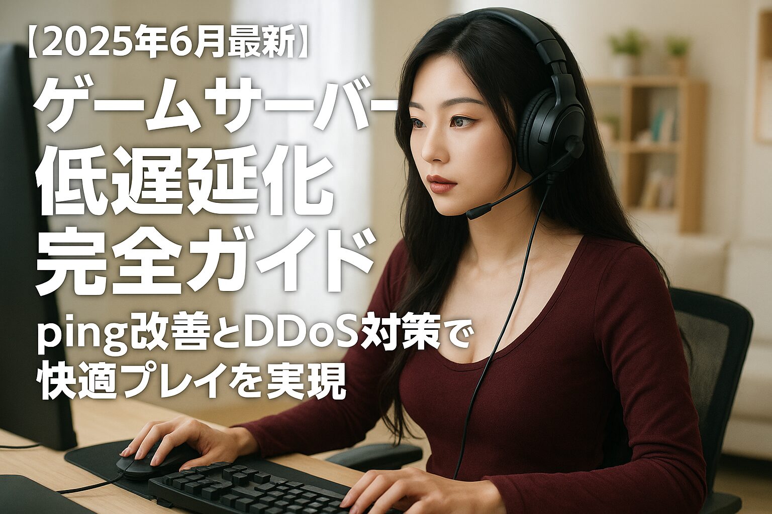 【2025年6月最新】ゲームサーバー低遅延化完全ガイド｜ping改善とDDoS対策で快適プレイを実現