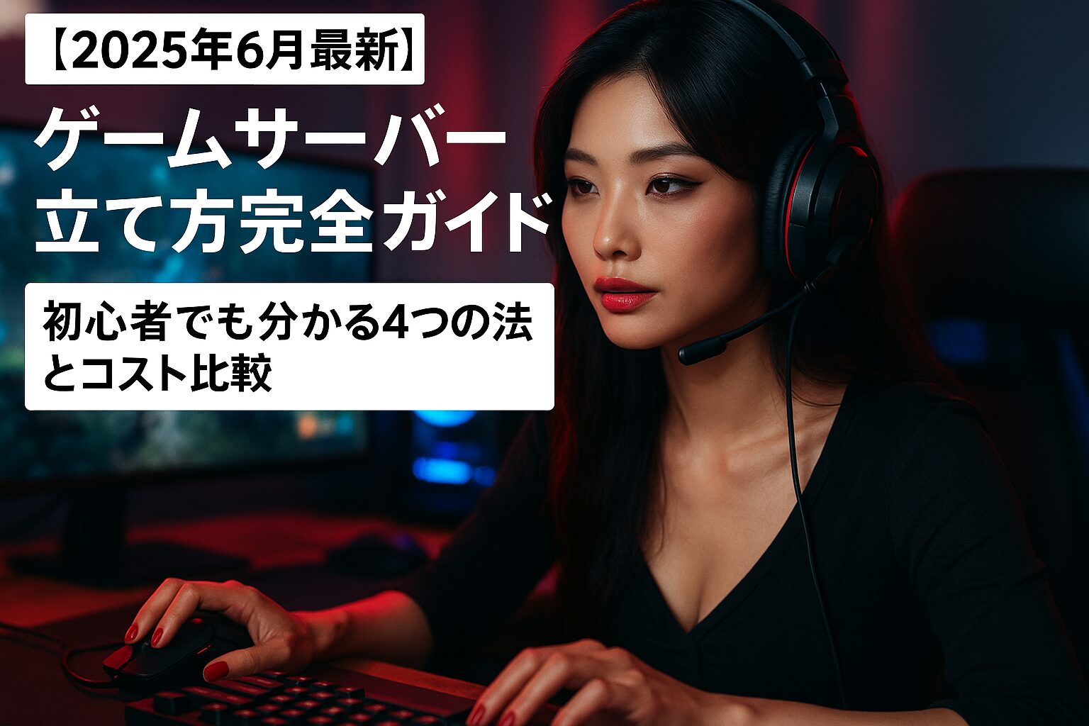 【2025年6月最新】ゲームサーバー立て方完全ガイド｜初心者でも分かる4つの方法とコスト比較