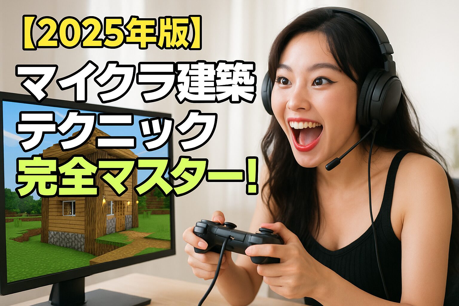 【2025年版】マイクラ建築テクニック完全マスター！初心者から上級者まで使える建築のコツ