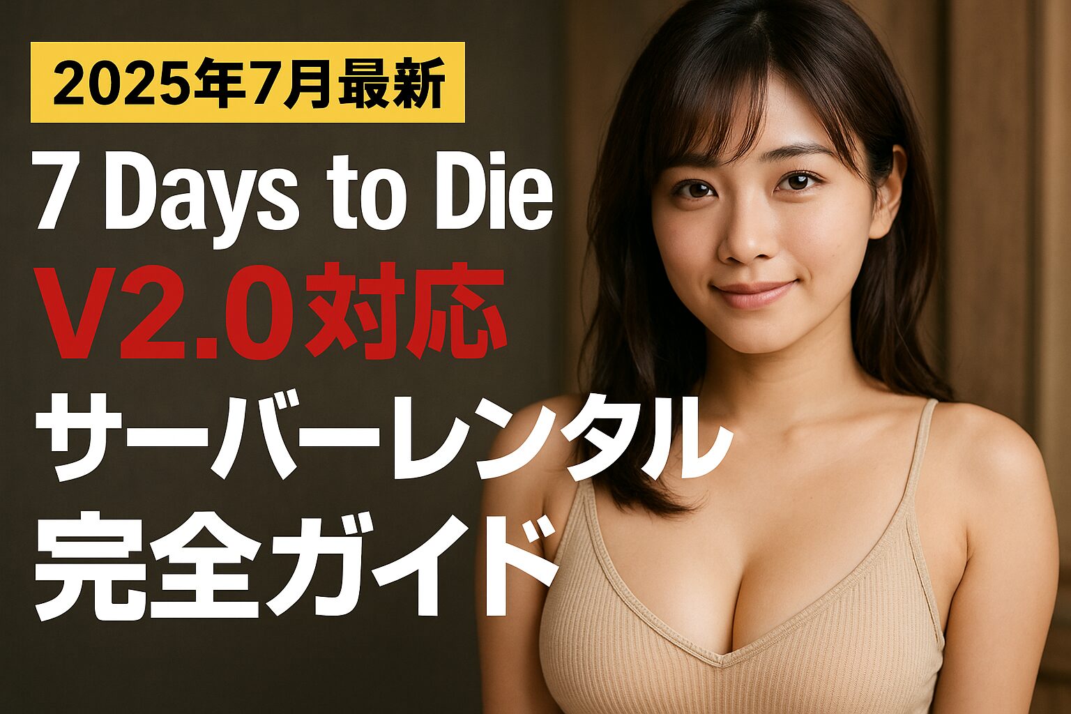 【2025年7月最新】7 Days to Die V2.0対応サーバーレンタル完全ガイド