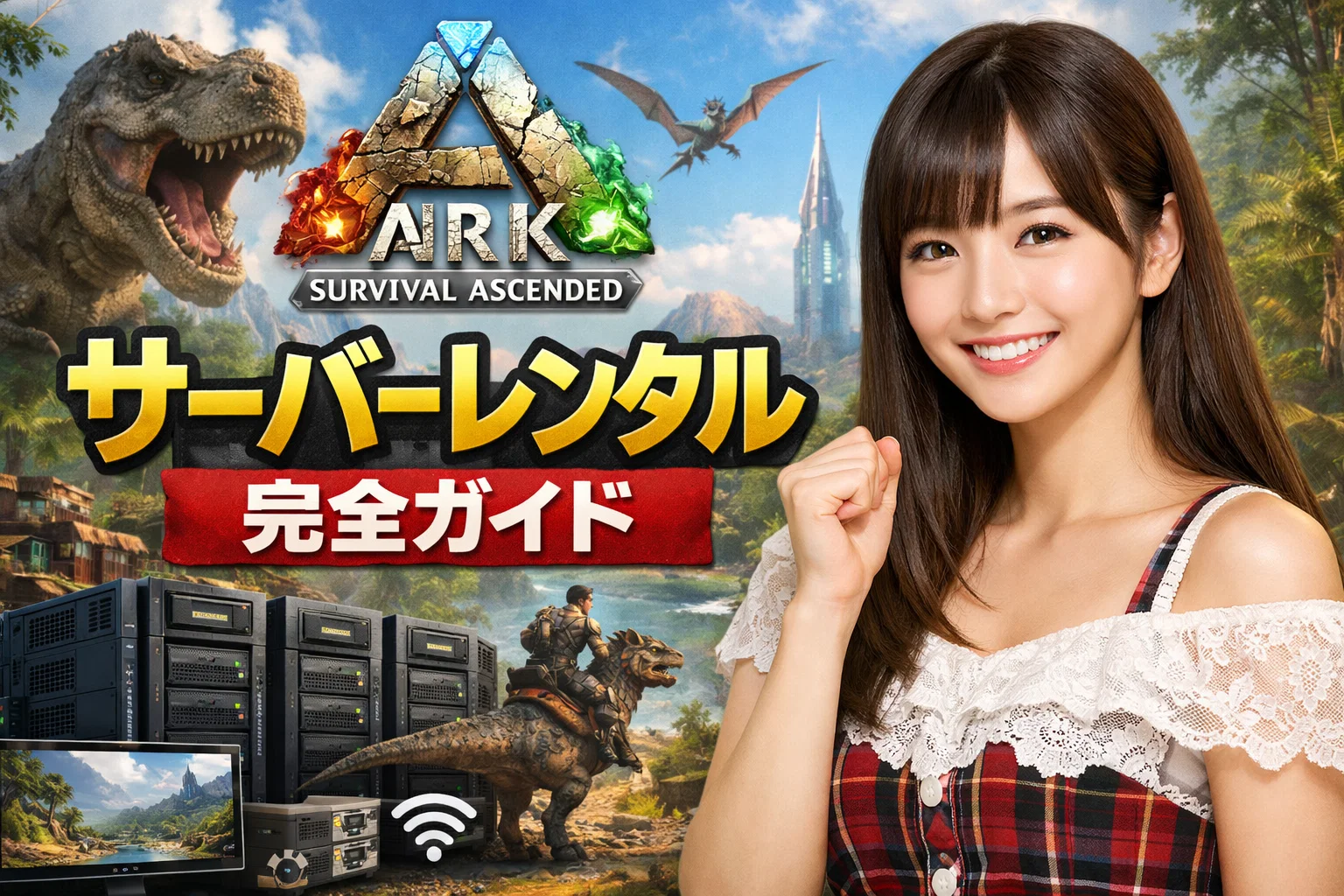 サーバーレンタルのアイキャッチ