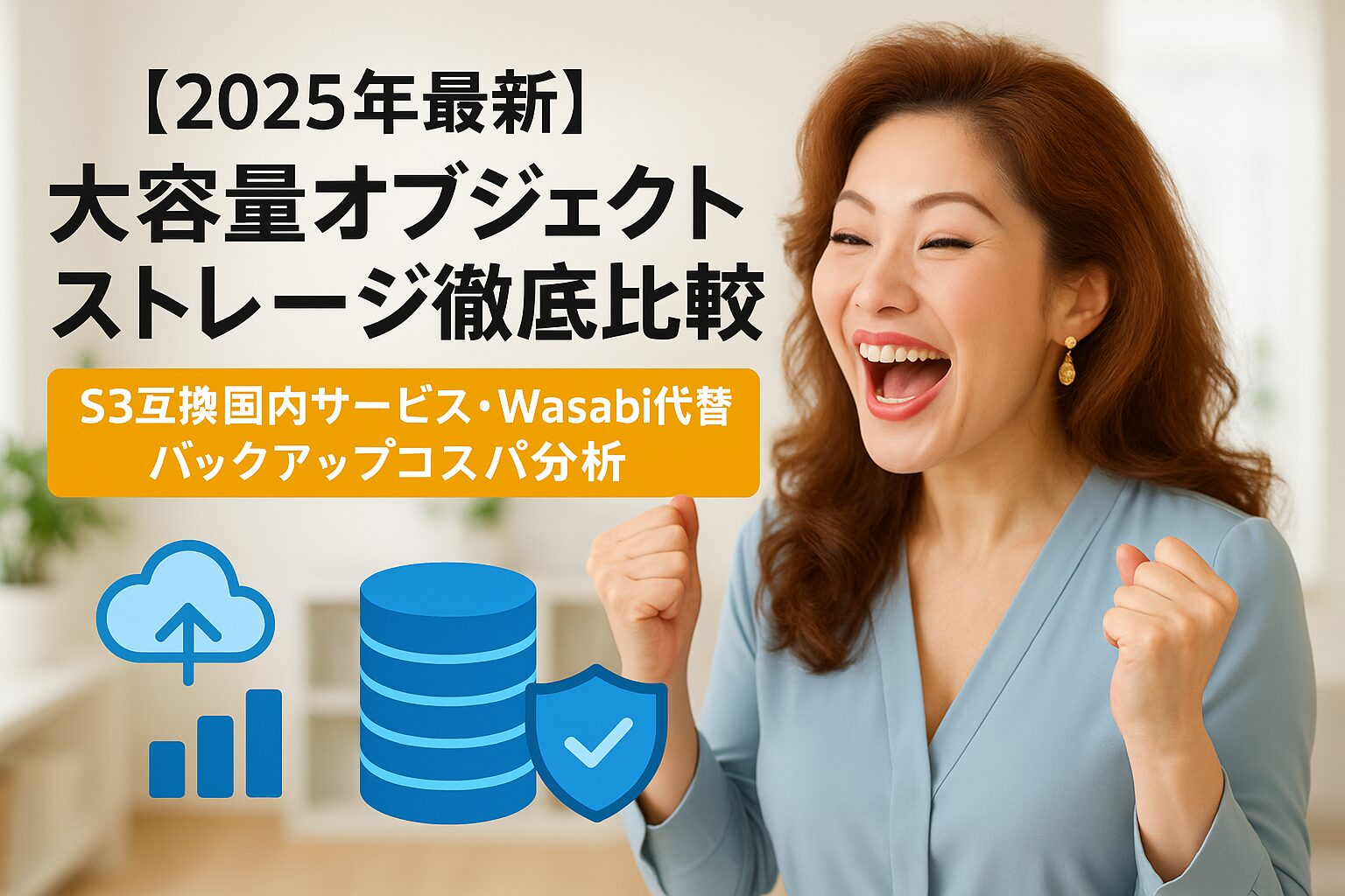【2025年最新】大容量オブジェクトストレージ徹底比較｜S3互換国内サービス・Wasabi代替・バックアップコスパ分析