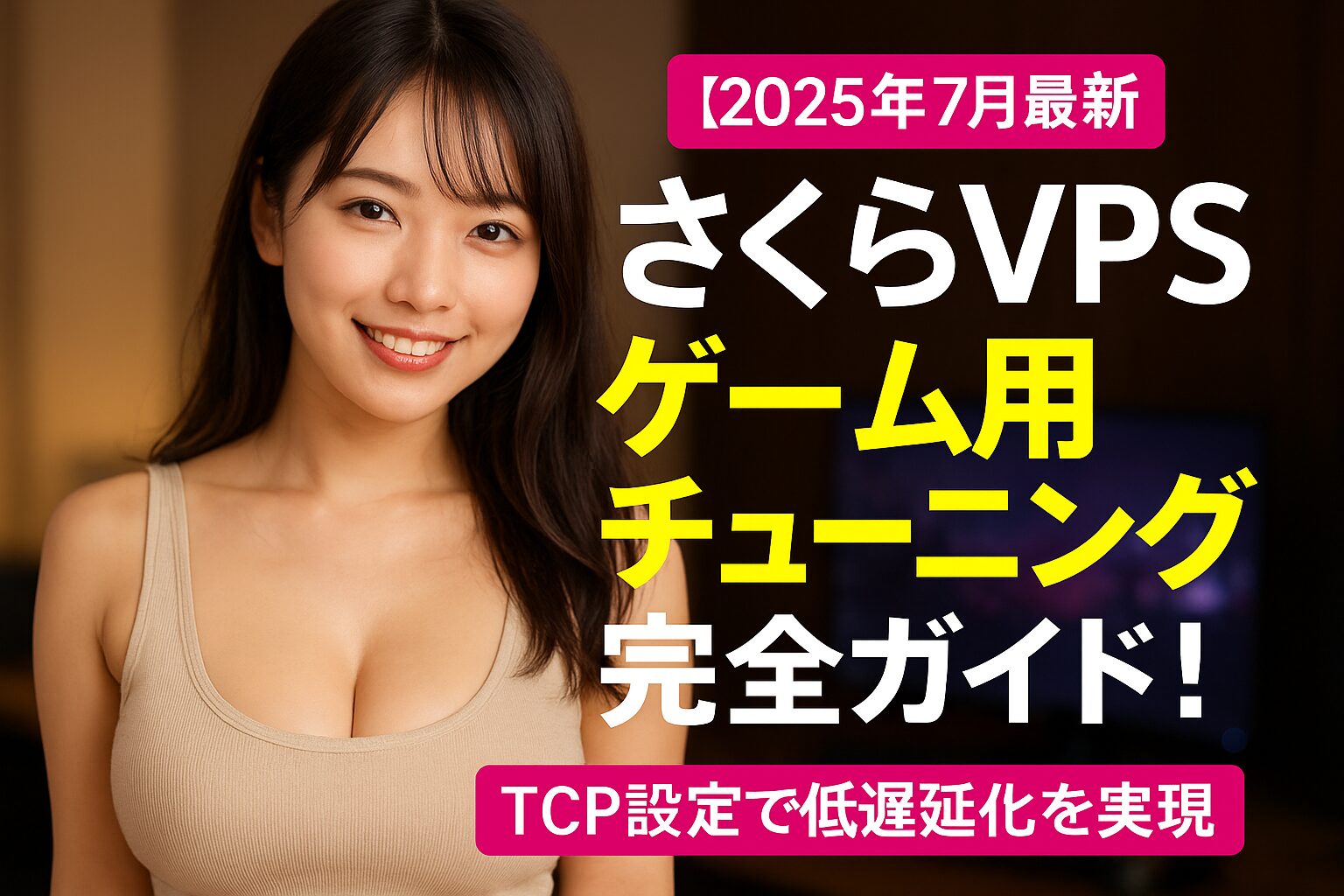 【2025年7月最新】さくらVPS ゲーム用チューニング完全ガイド！TCP設定で低遅延化を実現