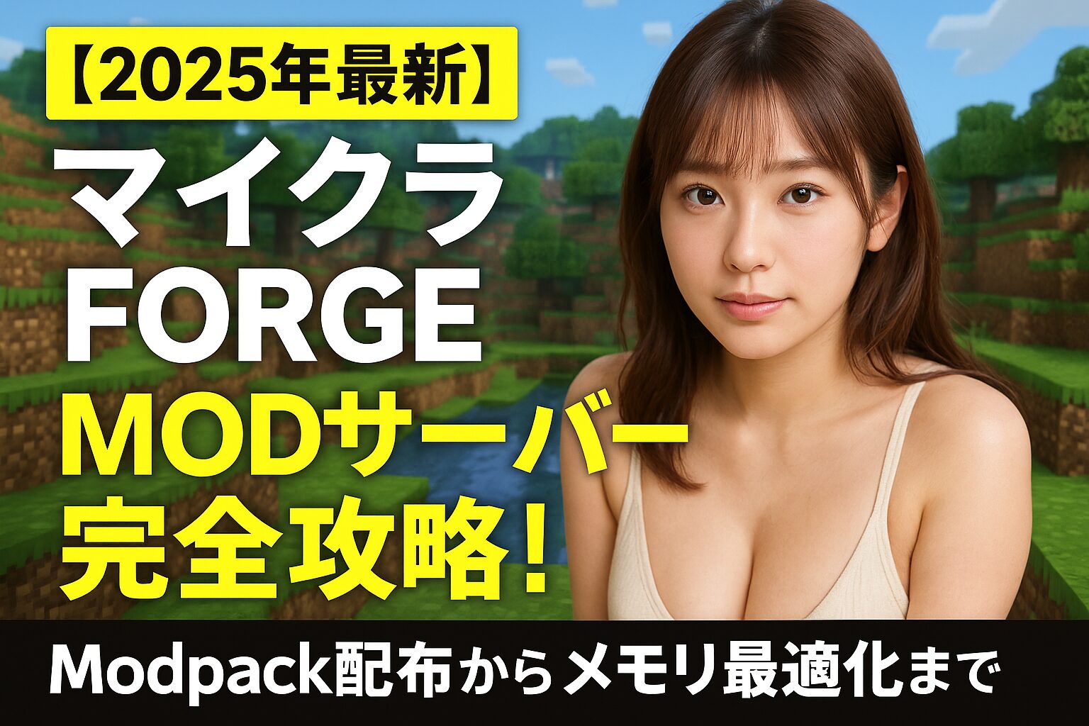 【2025年最新】マイクラ Forge MODサーバー完全攻略！Modpack配布からメモリ最適化まで