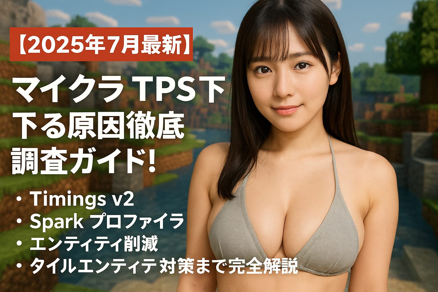 【2025年7月最新】マイクラ TPS下がる原因徹底調査ガイド！Timings v2・Spark プロファイラ・エンティティ削減・タイルエンティティ対策まで完全解説