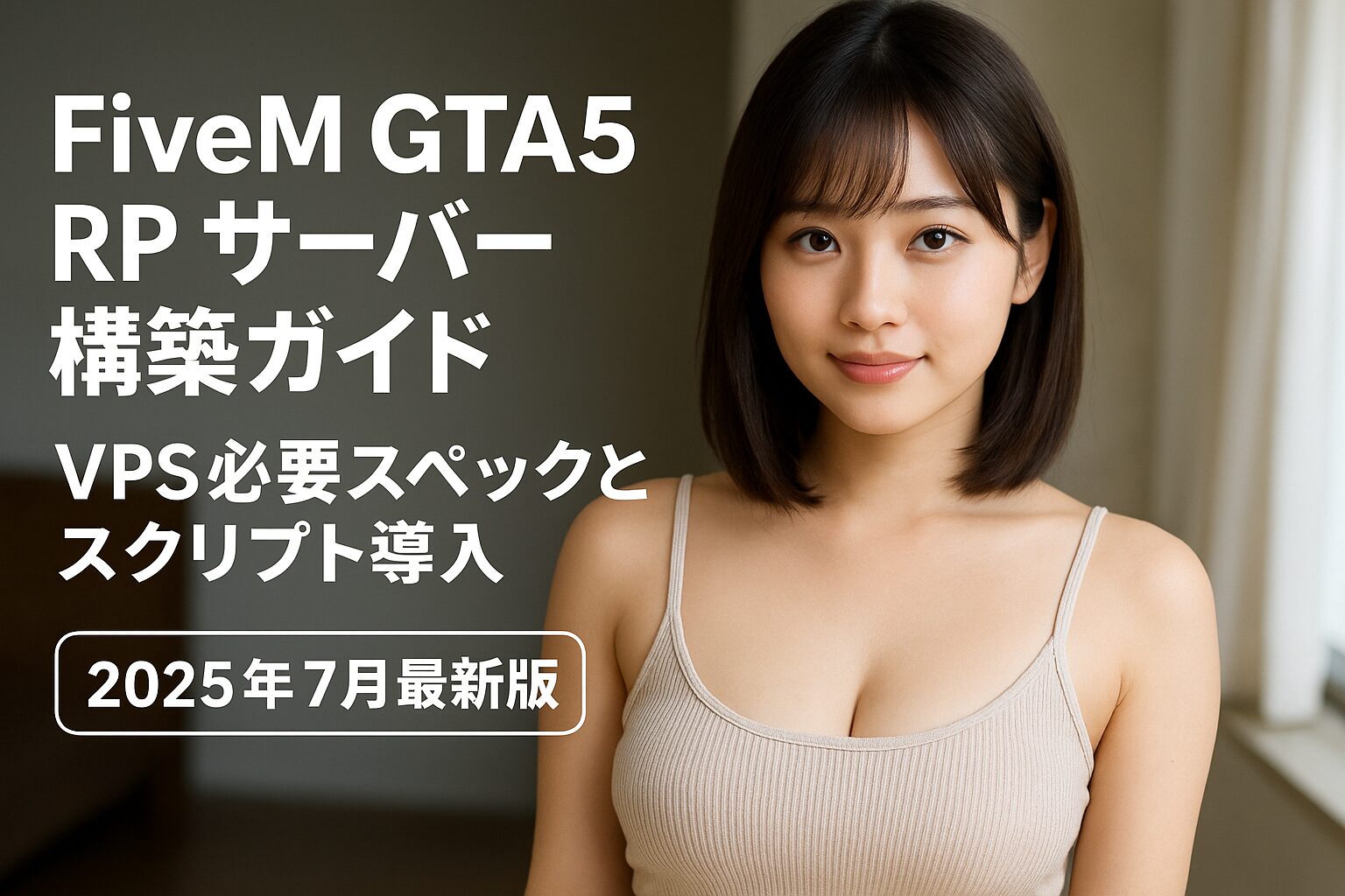 FiveM GTA5 RP サーバー 構築ガイド：VPS必要スペックとスクリプト導入【2025年7月最新版】