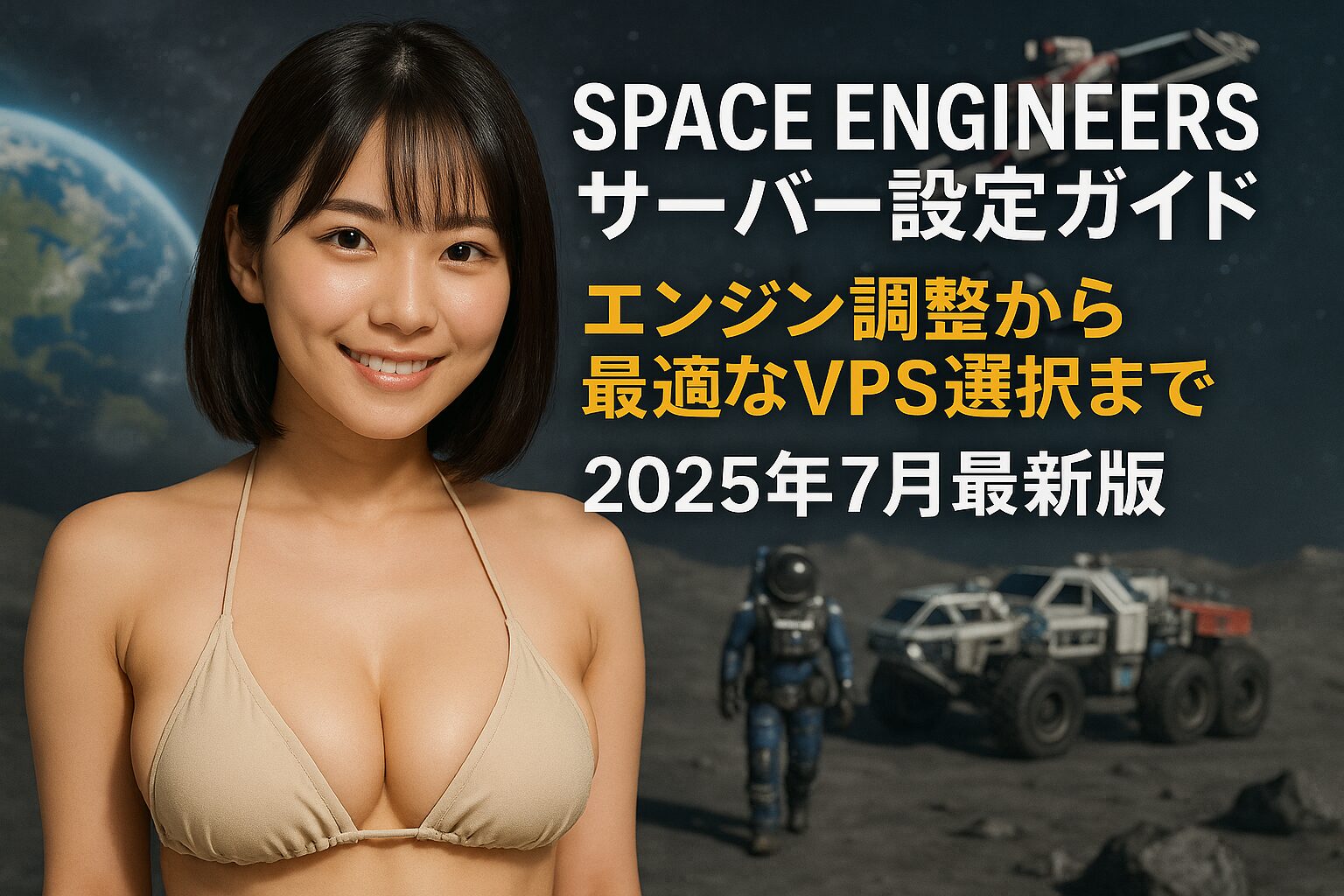 Space Engineers サーバー 設定ガイド：エンジン同調から最適なVPS選択まで 2025年7月最新版