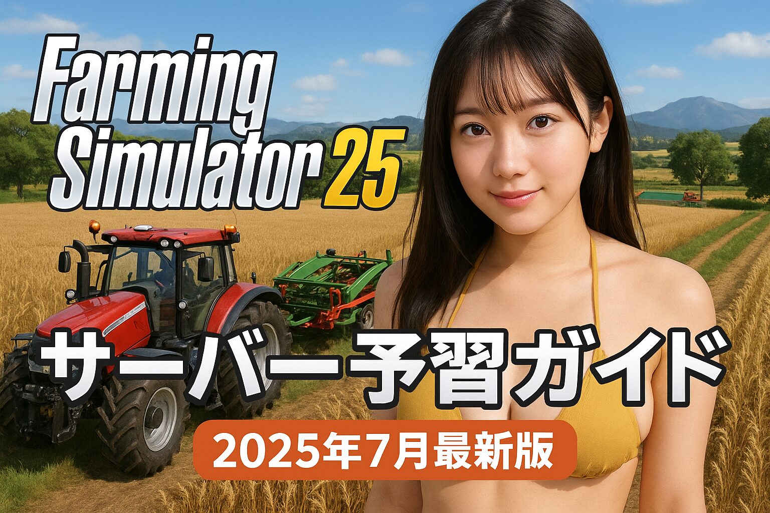 Farming Simulator 25 サーバー 予習ガイド【2025年7月最新版】
