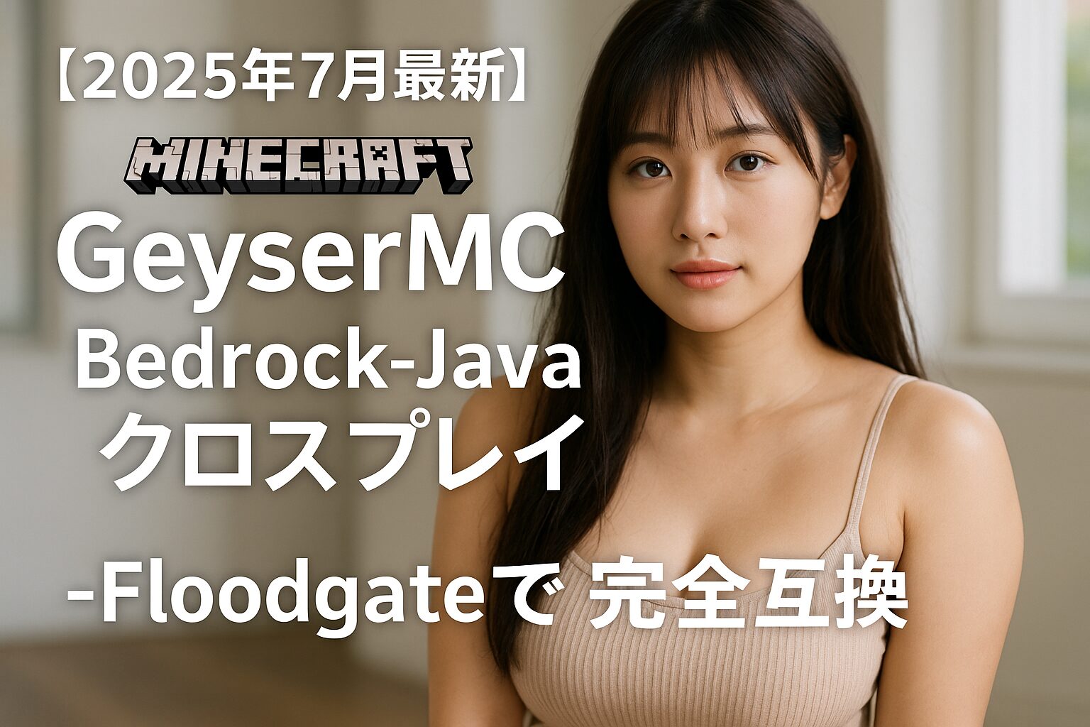 【2025年7月最新】マイクラ GeyserMC Bedrock‑Java クロスプレイ - Floodgateで完全互換