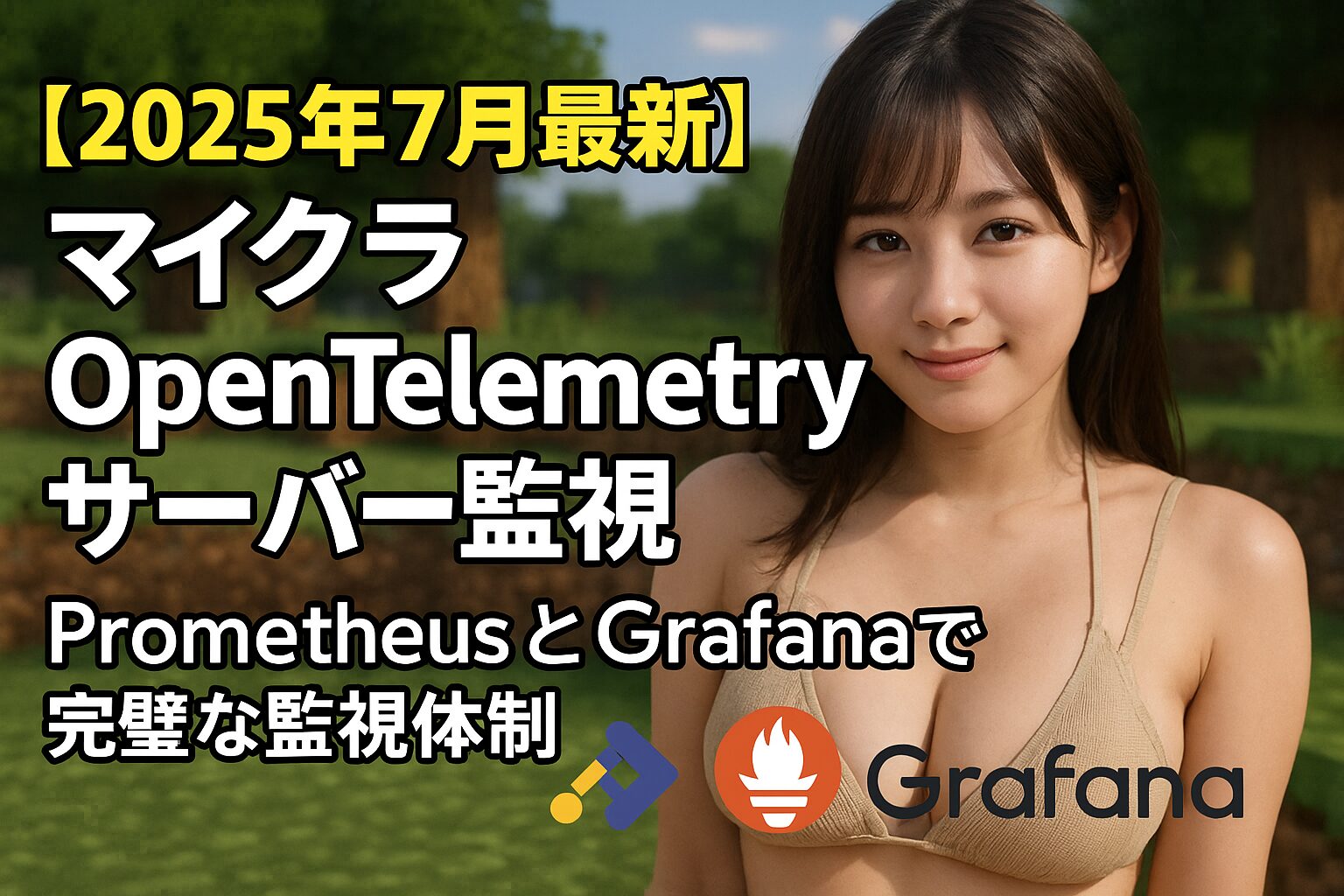 【2025年7月最新】マイクラ OpenTelemetry サーバー監視 - PrometheusとGrafanaで完璧な監視体制