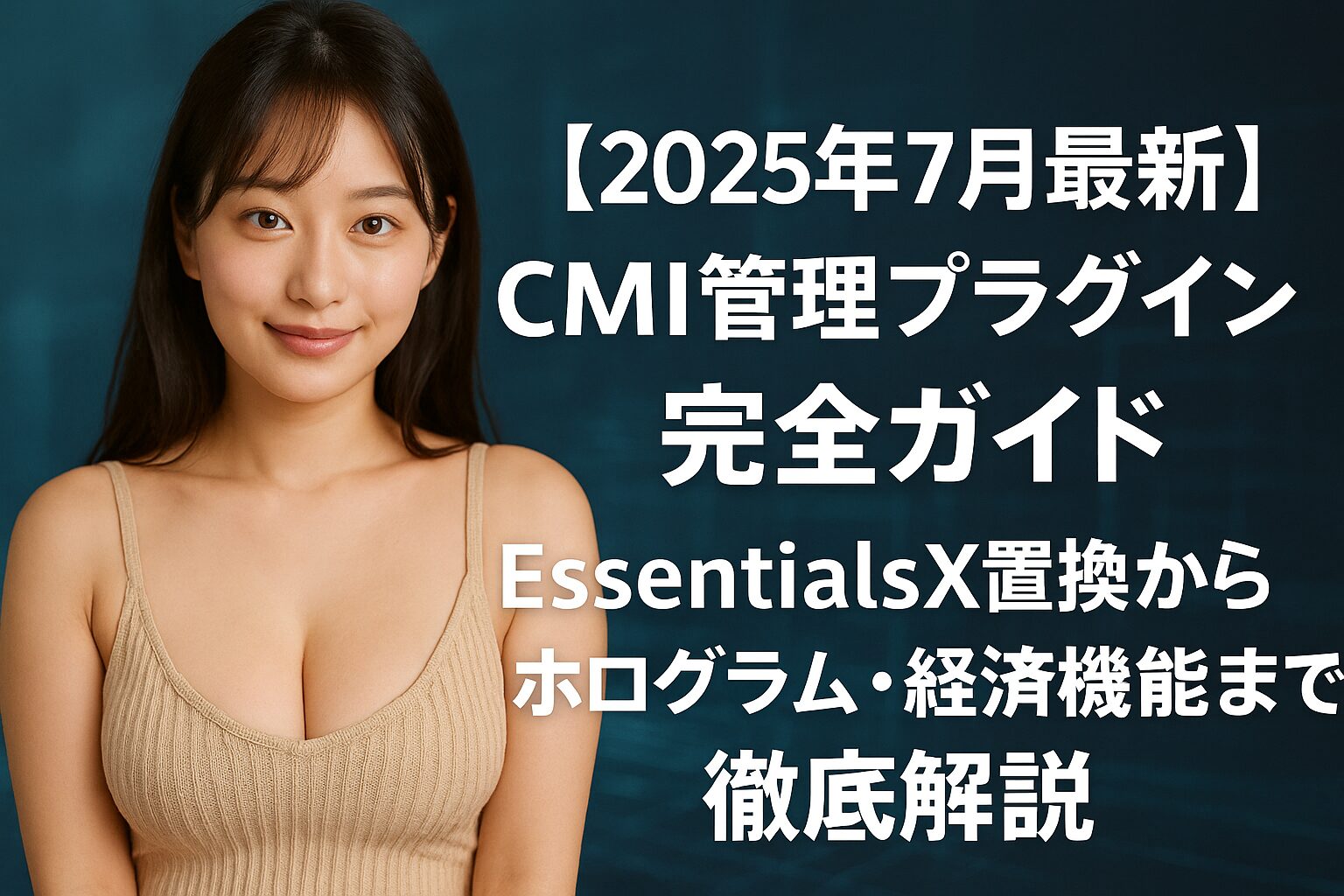 【2025年7月最新】CMI管理プラグイン完全ガイド：EssentialsX置換からホログラム・経済機能まで徹底解説