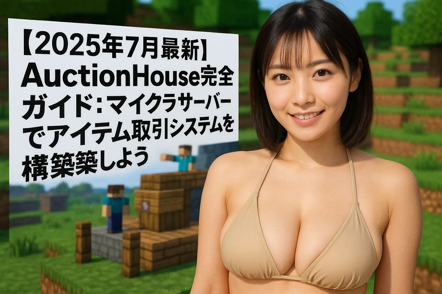 【2025年7月最新】AuctionHouse完全ガイド：マイクラサーバーでアイテム取引システムを構築しよう