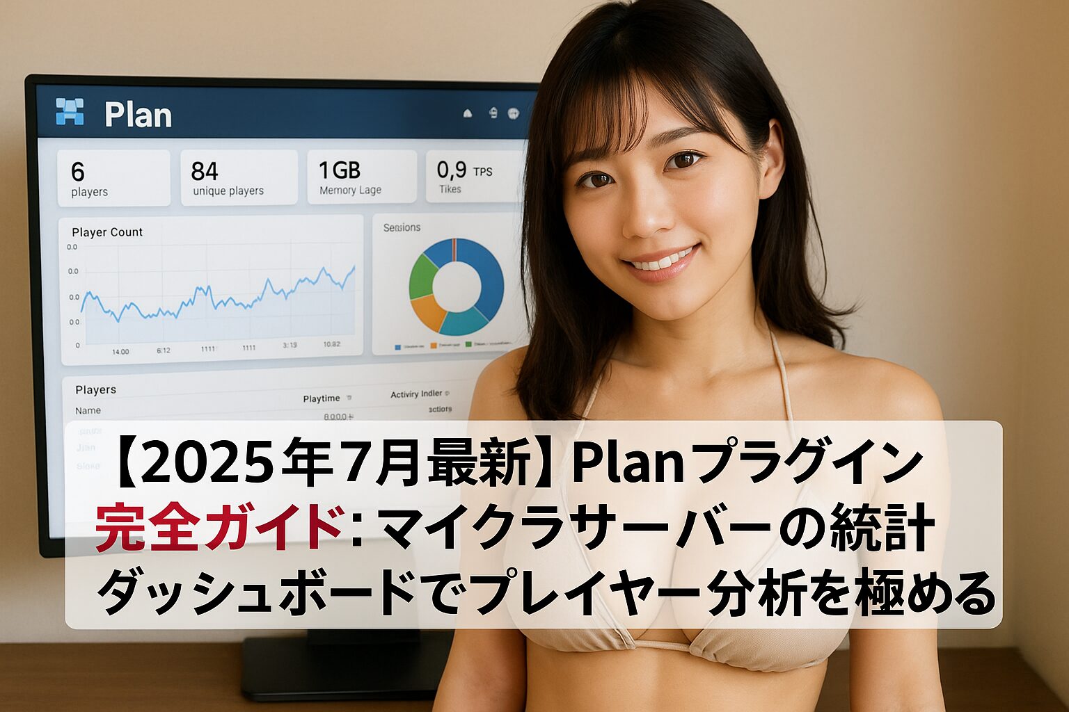 【2025年7月最新】Planプラグイン完全ガイド：マイクラサーバーの統計ダッシュボードでプレイヤー分析を極める