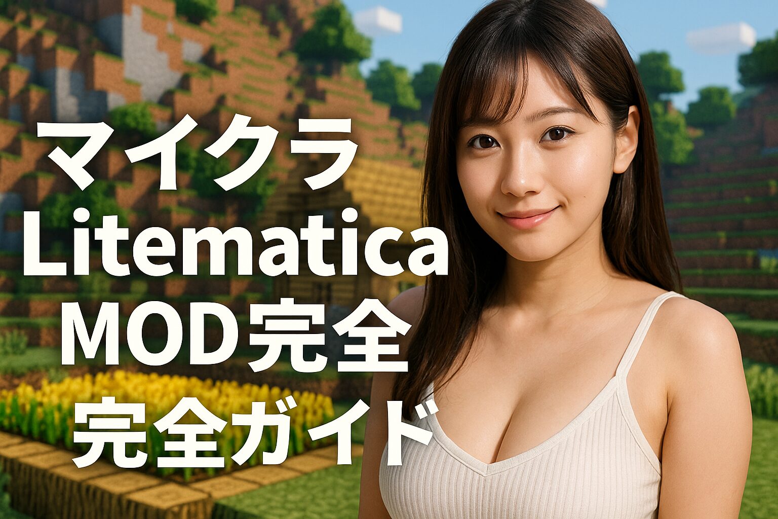 【2025年7月最新】マイクラLitematica MOD完全ガイド｜建築設計図・schematic書き出し・EasyPlace機能