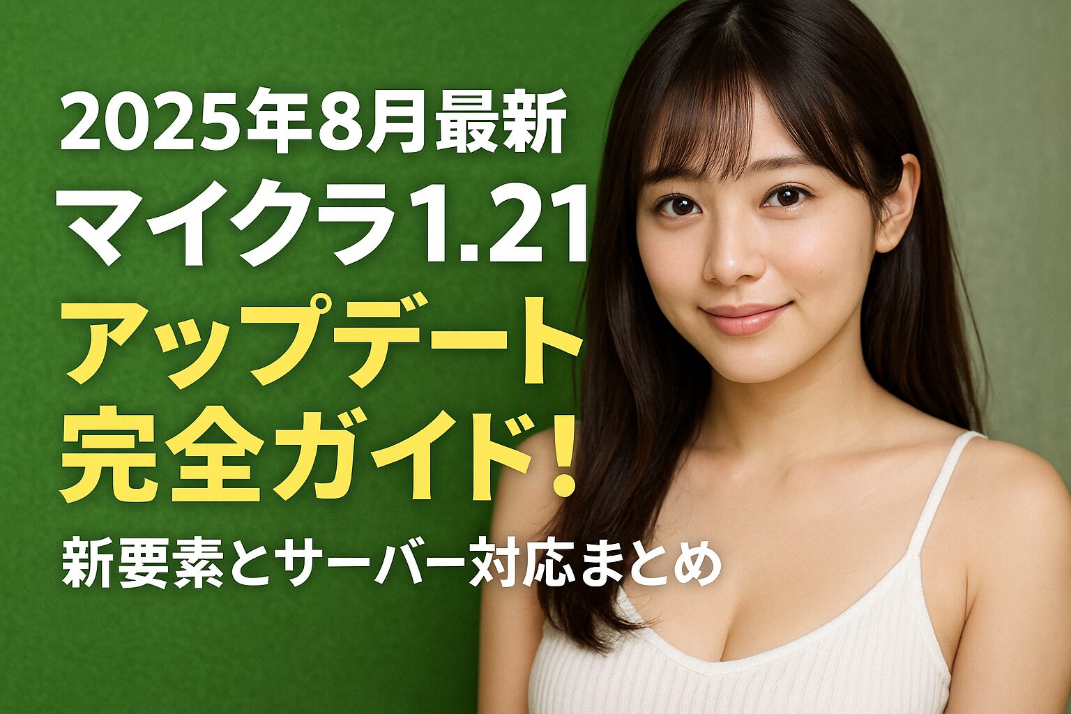 【2025年8月最新】マイクラ1.21アップデート完全ガイド！新要素とサーバー対応まとめ
