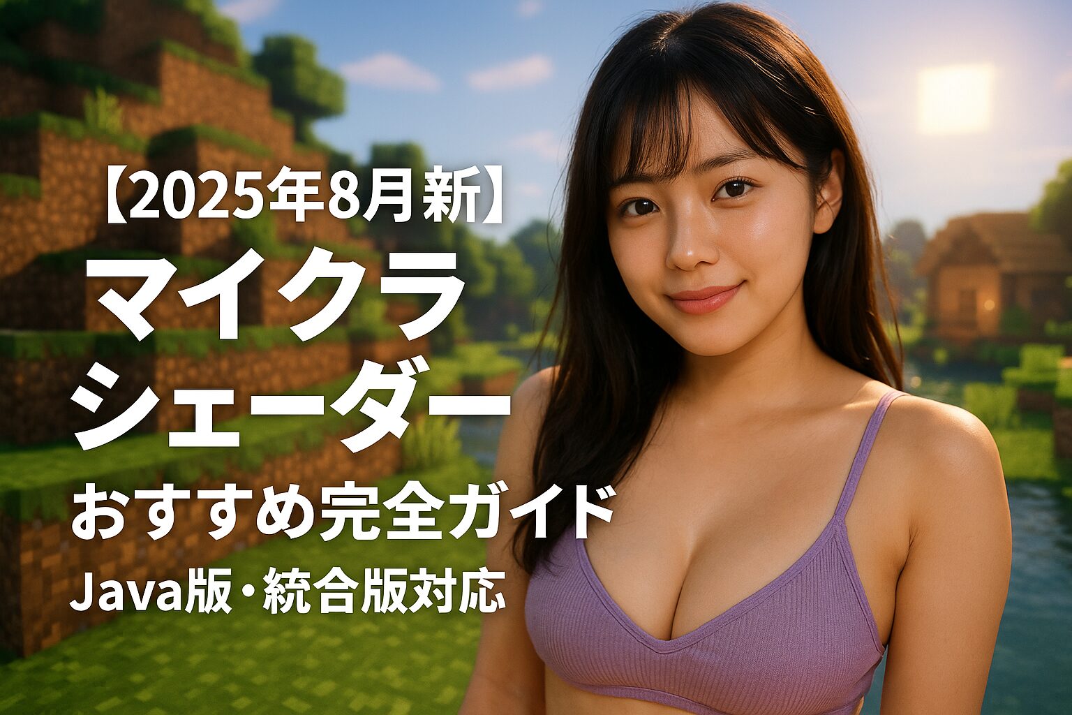 【2025年8月最新】マイクラ シェーダーおすすめ完全ガイド｜Java版・統合版対応