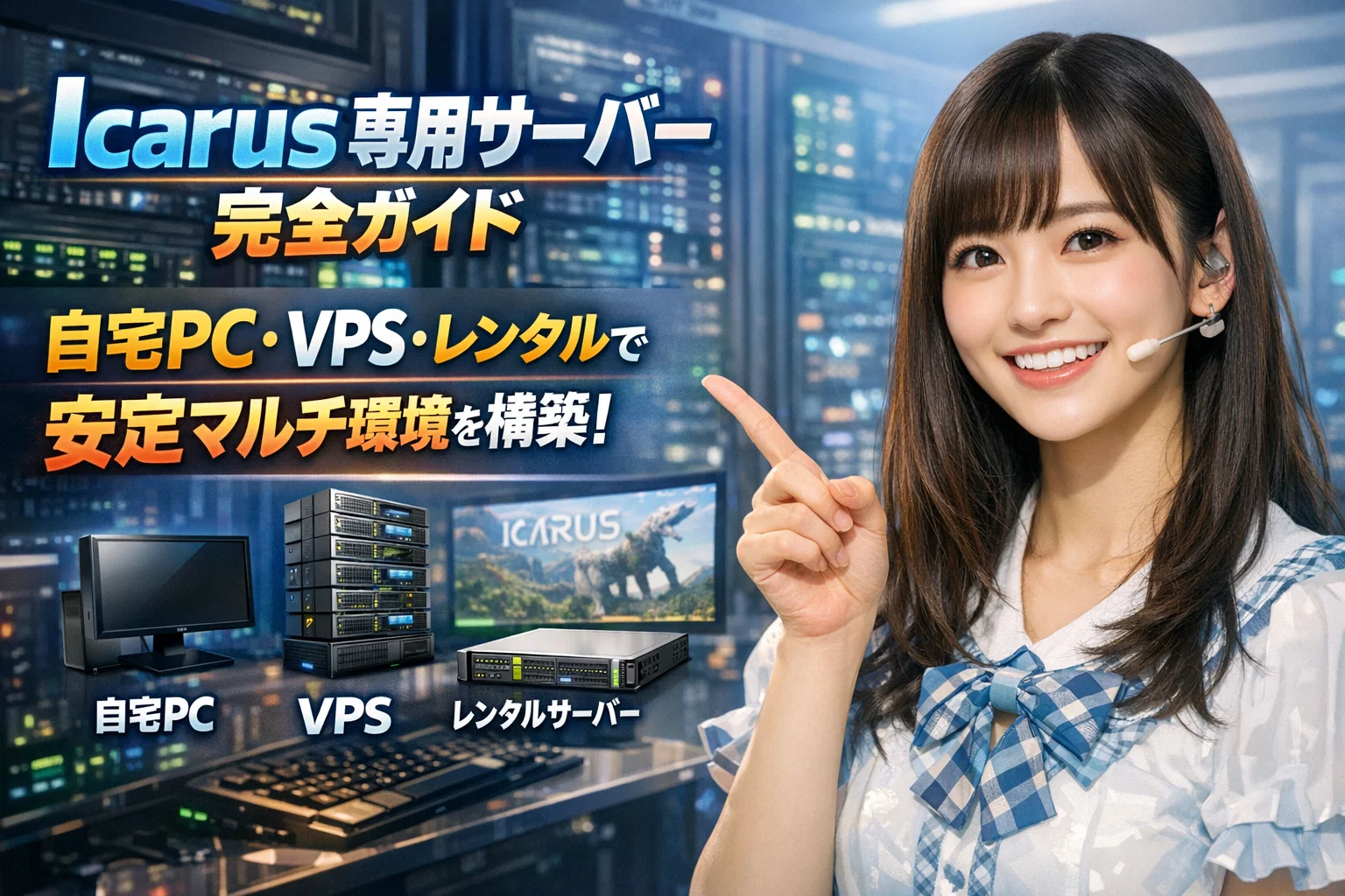 Icarus専用サーバーのアイキャッチ