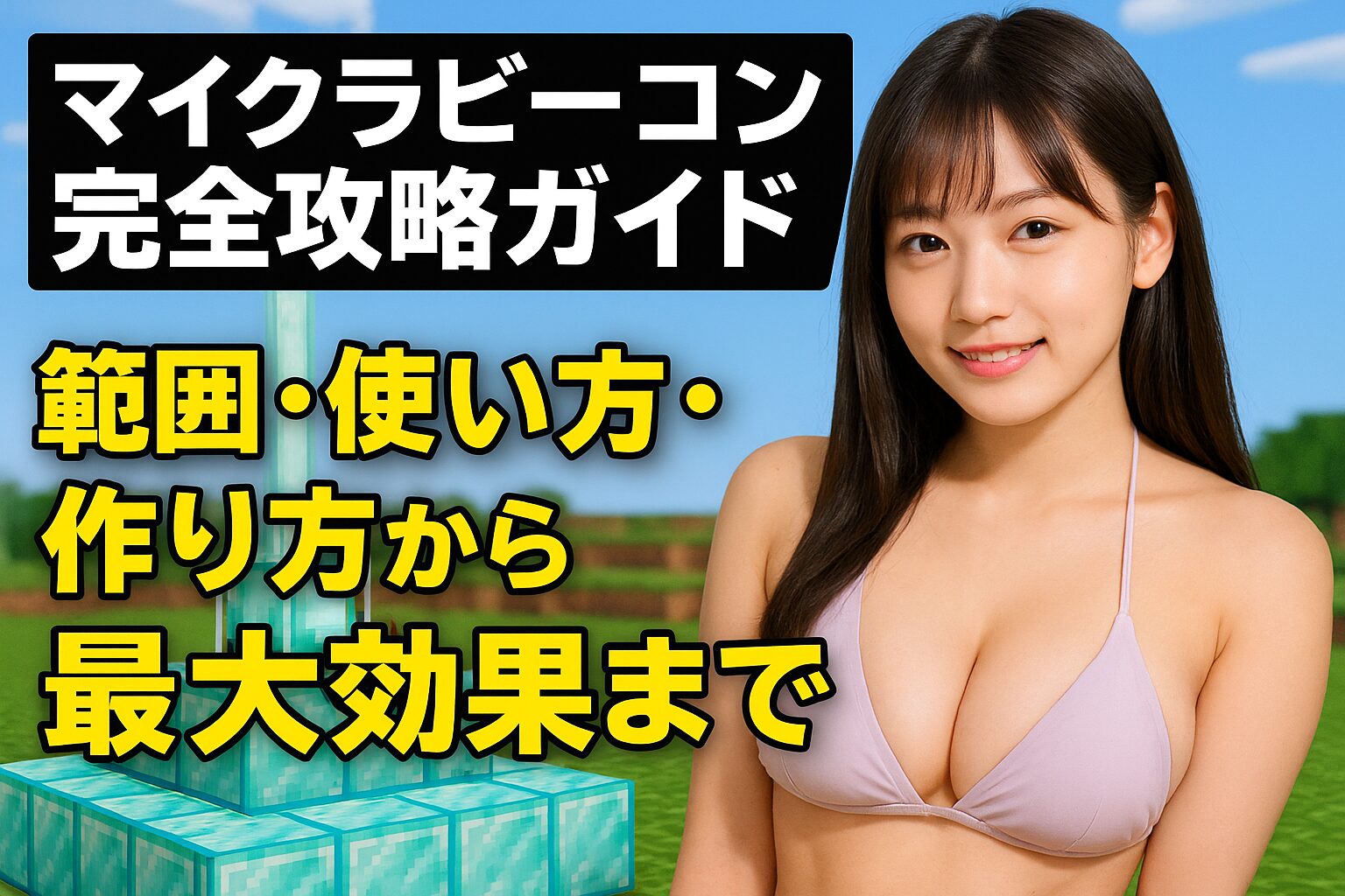 マイクラビーコン完全攻略ガイド：範囲・使い方・作り方から最大効果まで【2025年8月最新】