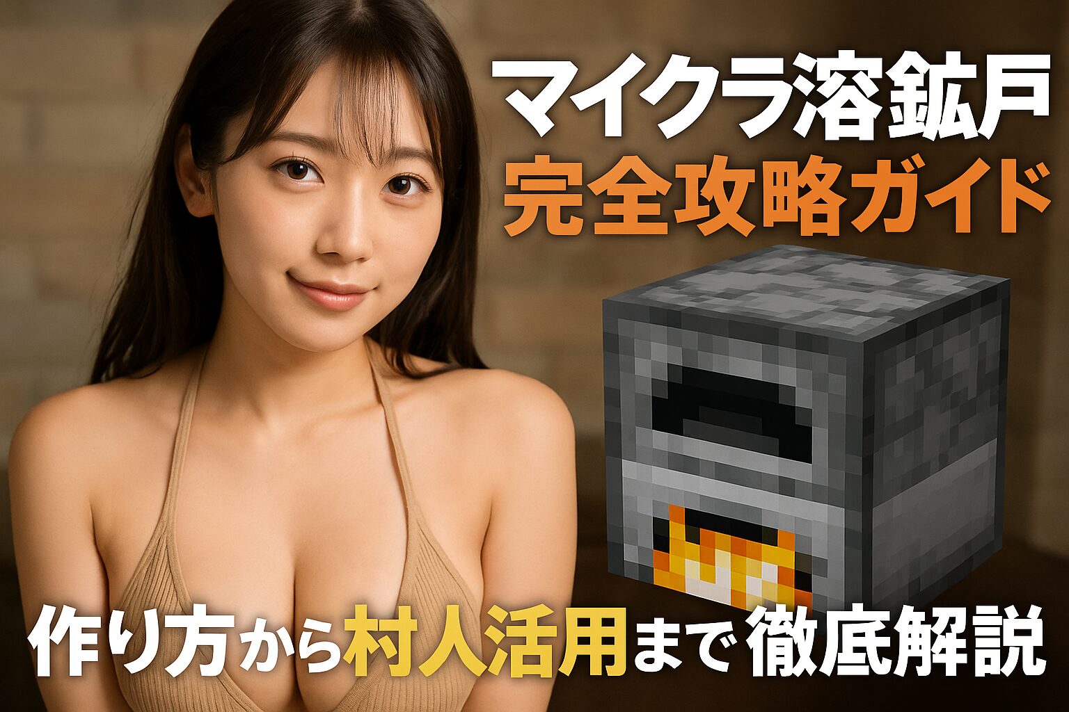 【2025年8月最新】マイクラ溶鉱炉完全攻略ガイド - 作り方から村人活用まで徹底解説