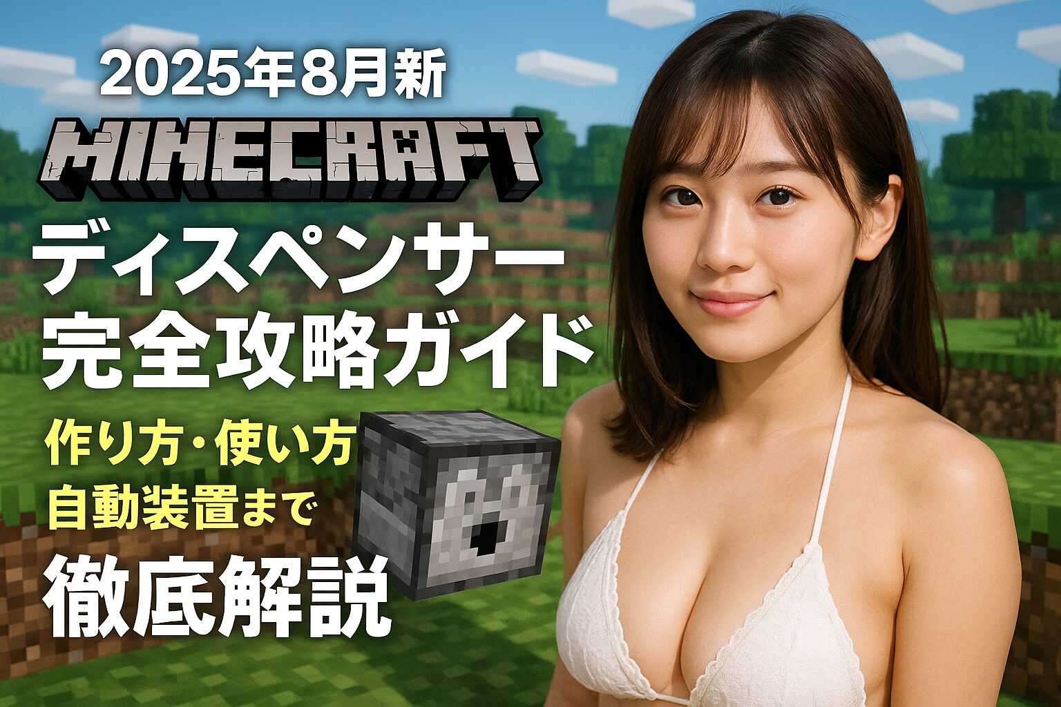 【2025年8月最新】マインクラフト ディスペンサー完全攻略ガイド - 作り方・使い方・自動装置まで徹底解説