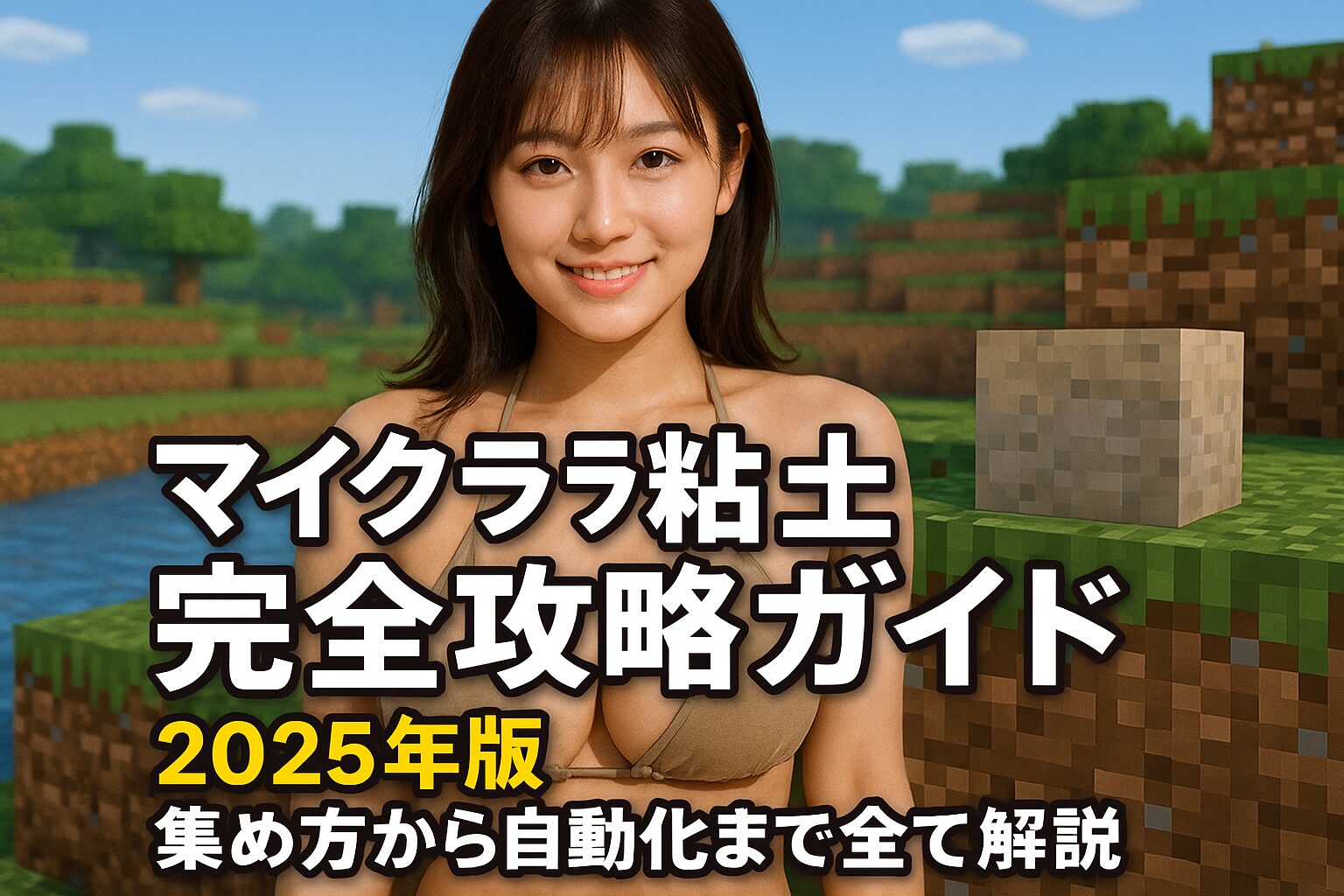 マイクラ粘土完全攻略ガイド2025年版 - 集め方から自動化まで全て解説