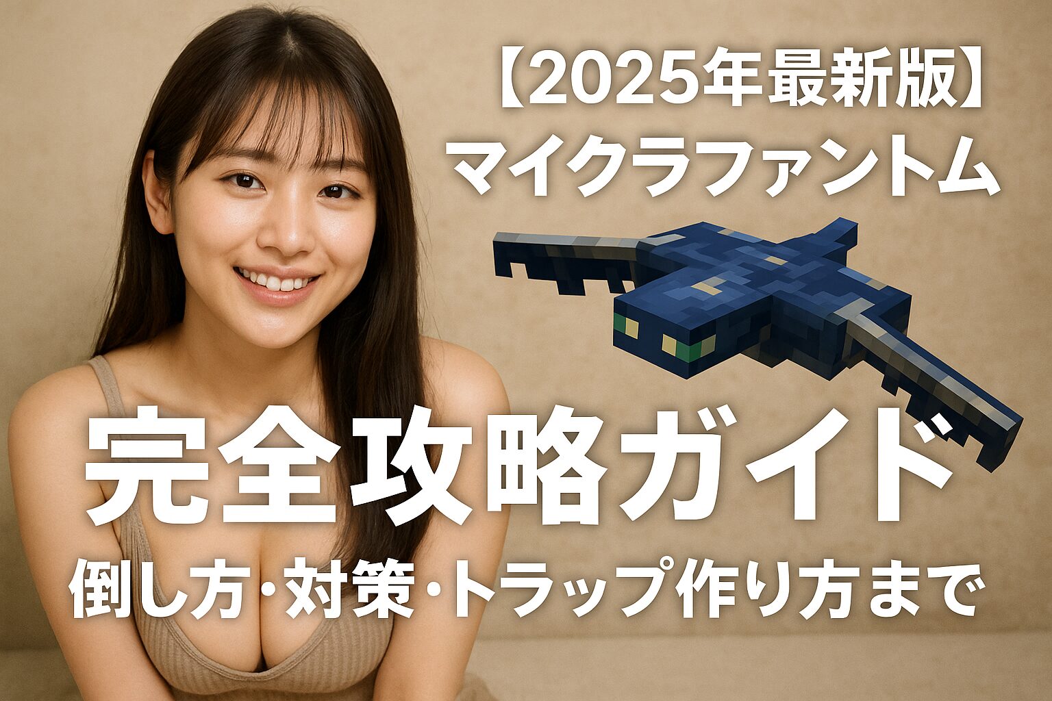 【2025年最新版】マイクラファントム完全攻略ガイド - 倒し方・対策・トラップ作り方まで