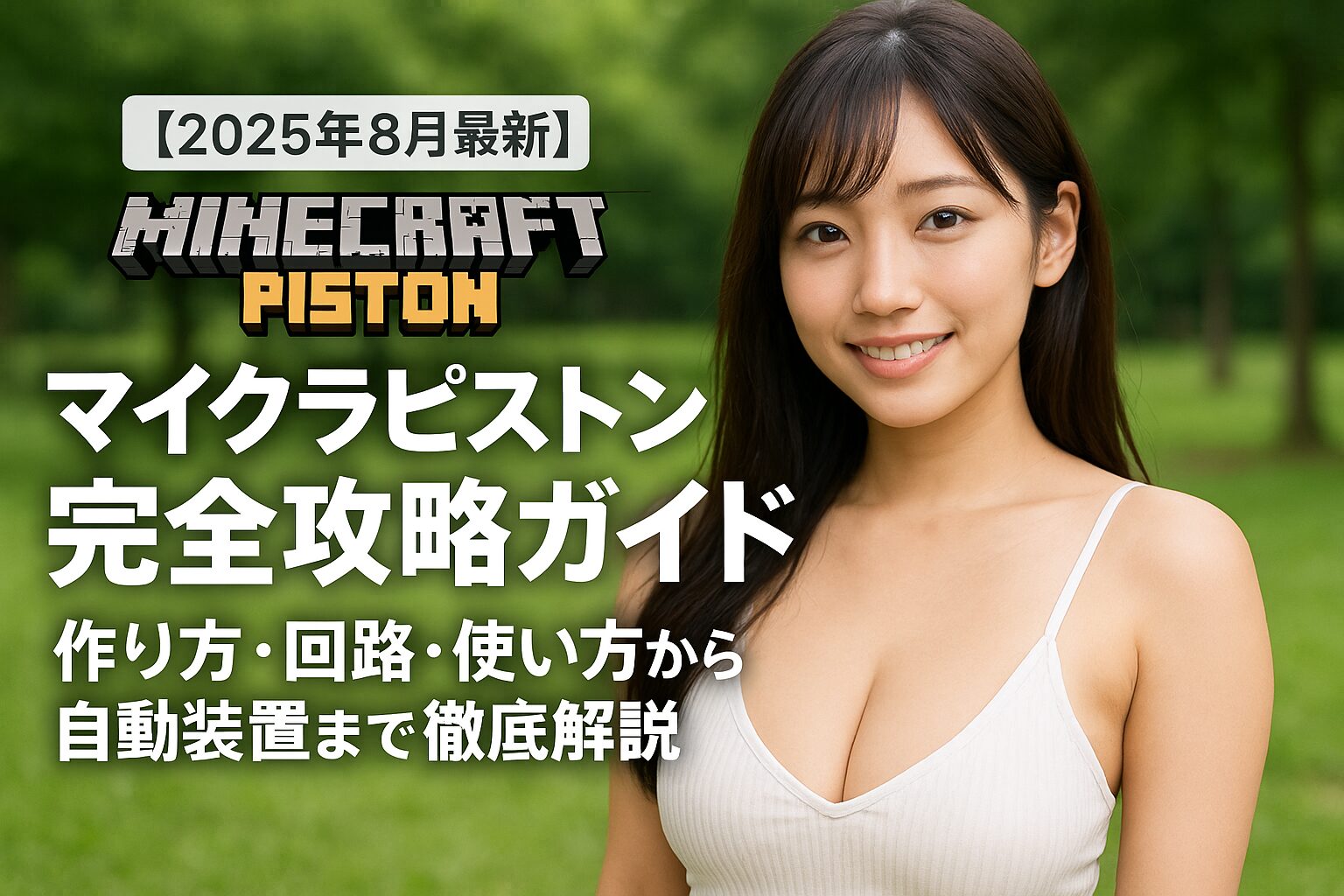 【2025年8月最新】マイクラピストン完全攻略ガイド - 作り方・回路・使い方から自動装置まで徹底解説