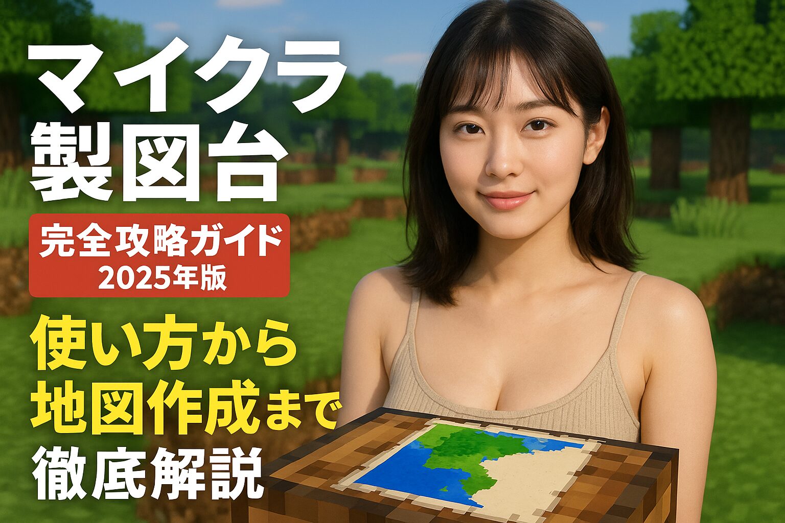 マイクラ製図台完全攻略ガイド2025年版 - 使い方から地図作成まで徹底解説