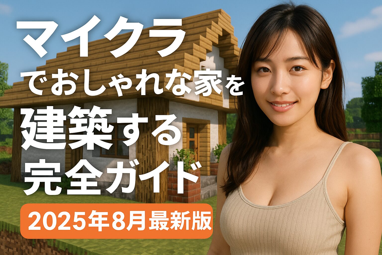マイクラでおしゃれな家を建築する完全ガイド【2025年8月最新版】