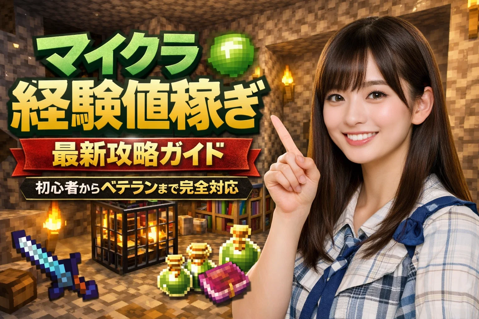 経験値稼ぎのアイキャッチ