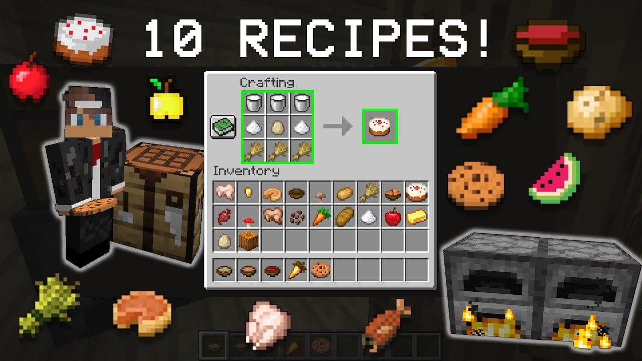 マインクラフト 食べ物 料理 レシピ 初心者 攻略