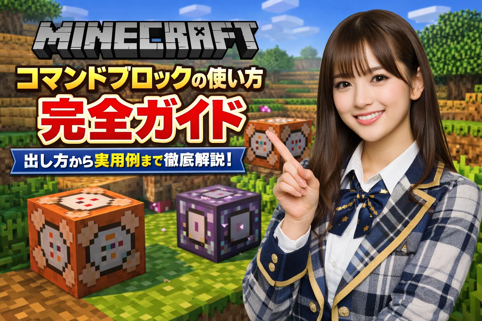 2026年1月最新】マイクラコマンドブロックの使い方完全ガイド｜出し方から実用例まで徹底解説 | 100社レンタルサーバー比較