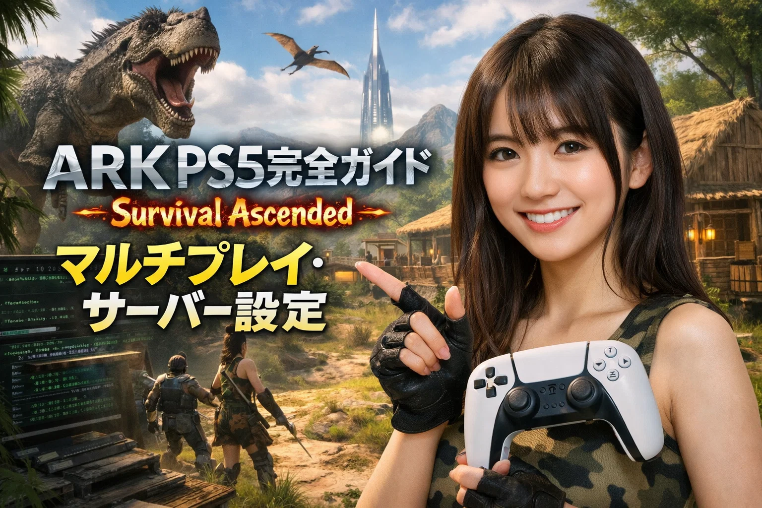 ARKのPS5完全ガイドのアイキャッチ