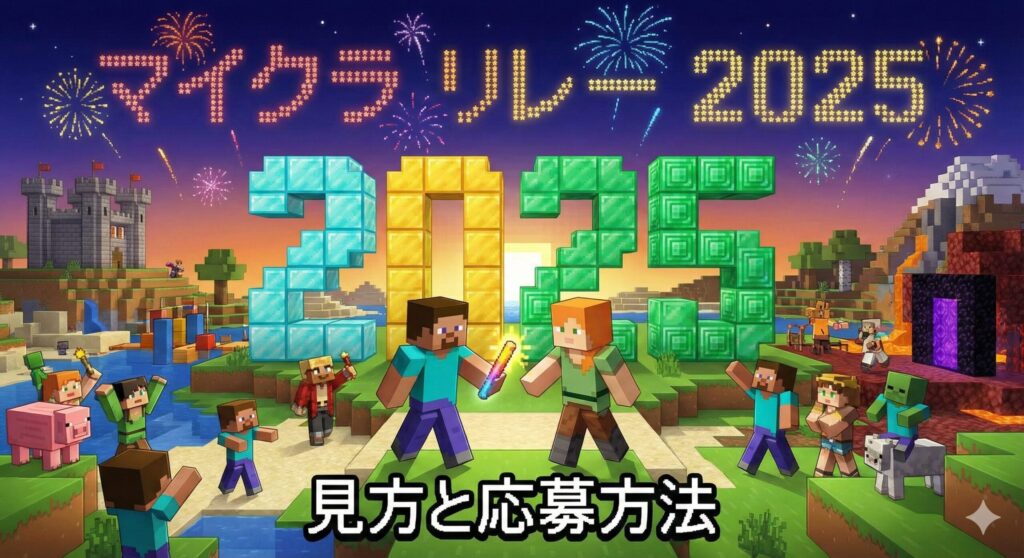 マイクラ リレー 2025の見方と応募方法