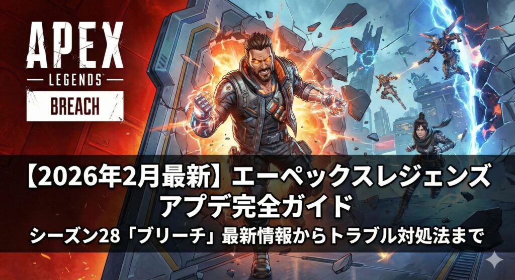 【2026年2月最新】エーペックスレジェンズ アプデ完全ガイド｜シーズン28「ブリーチ」最新情報からトラブル対処法まで